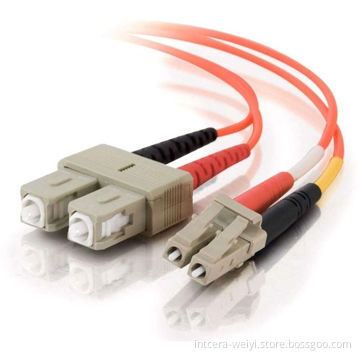 LC/PC-SC/PC MM DX Fiber Patch Cords with Low IL and High RL (0.9&2.0&3.0 Optional)